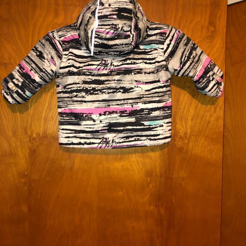 𝅺Girls Obermeyer Ski Coat Jacket w/ HOod Size 1 XS